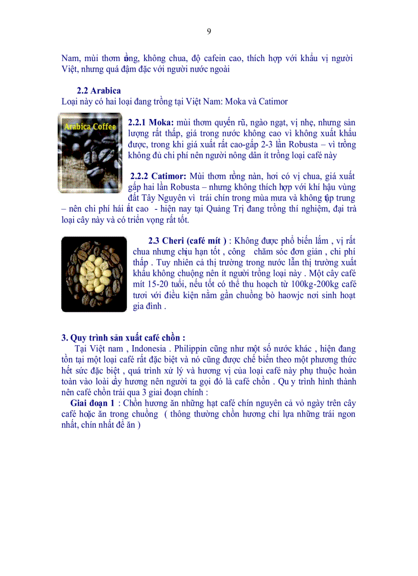 image for page Sự phát triển nào cho Ngôi vị Hoàng đế của cafe Chồn Việt Nam