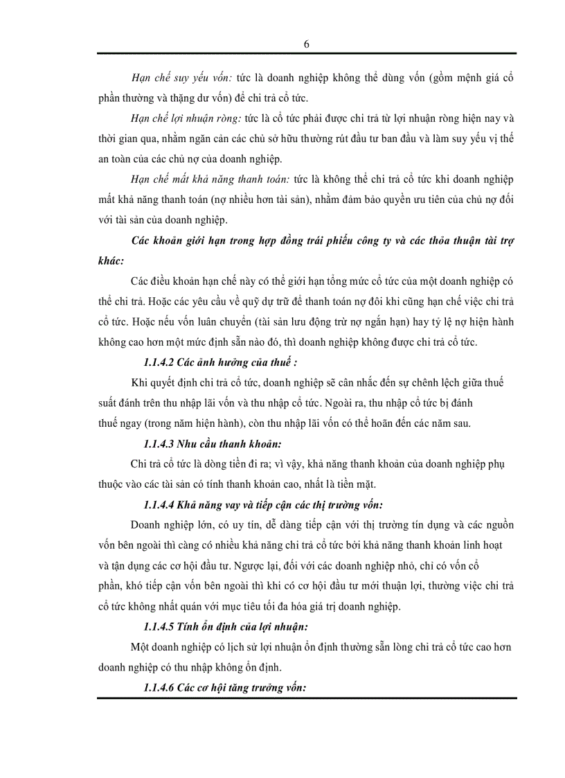 image for page Chính sách cổ tức của các công ty niêm yết trên thị trường chứng khoán Việt Nam dưới tác động của thuế thu nhập