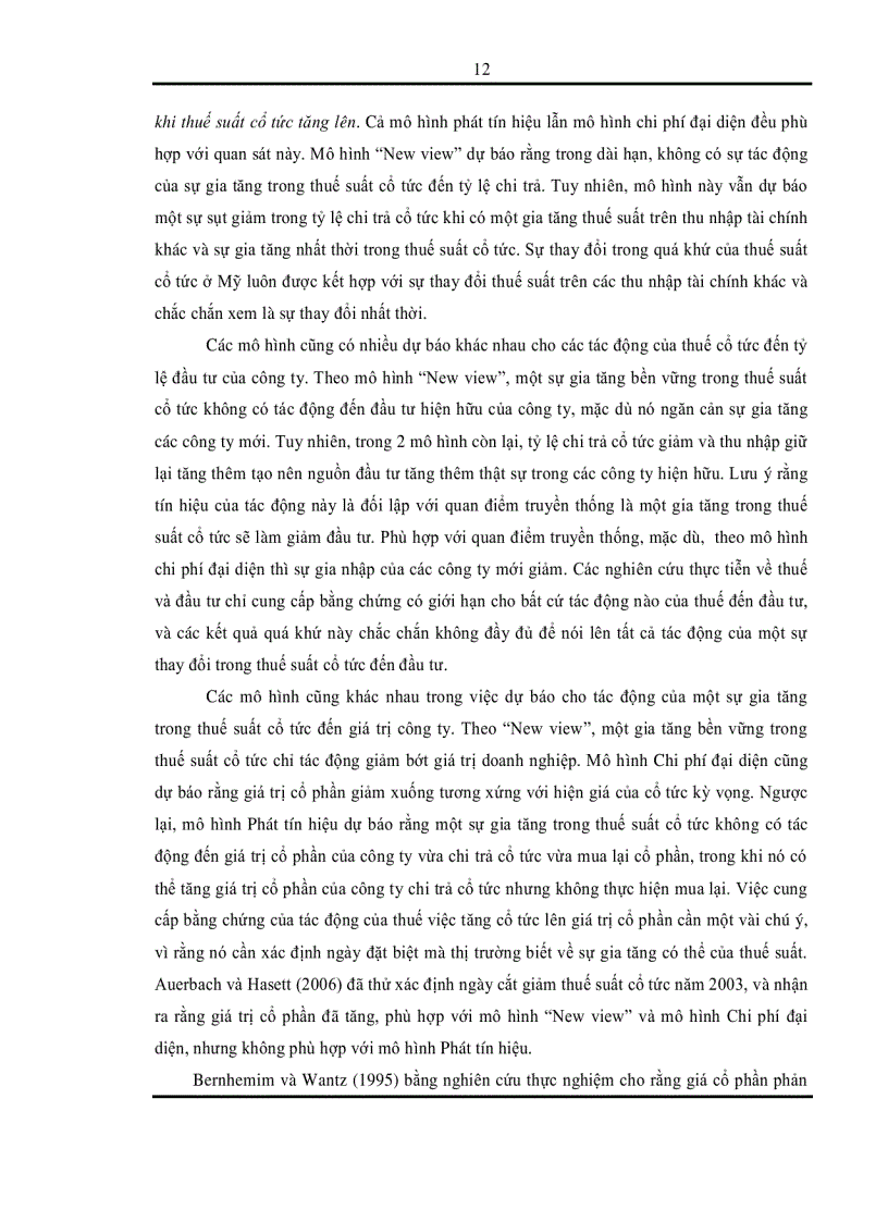 image for page Chính sách cổ tức của các công ty niêm yết trên thị trường chứng khoán Việt Nam dưới tác động của thuế thu nhập