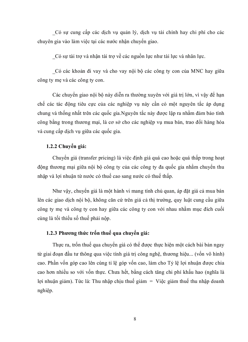 image for page Những diễn biến của hiện tượng chuyển giá ở Việt Nam trong thời kì hội nhập