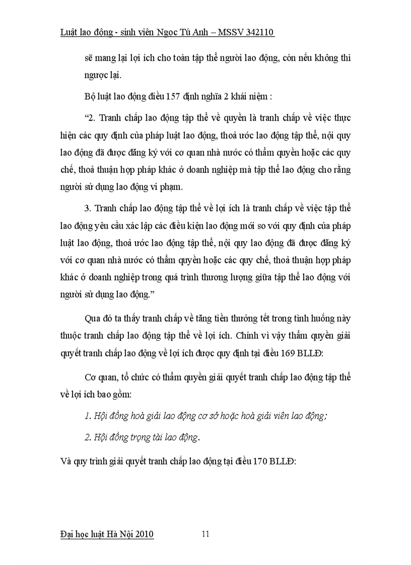 image for page Luật Lao Động Bài tập lớn học kì Đề số 18