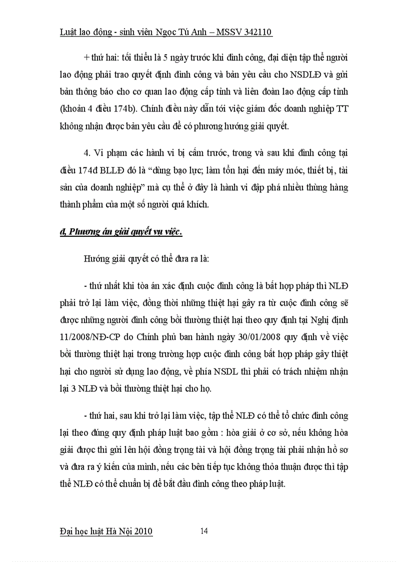 image for page Luật Lao Động Bài tập lớn học kì Đề số 18