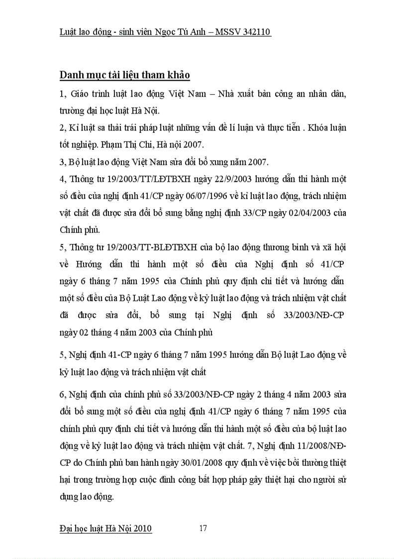 image for page Luật Lao Động Bài tập lớn học kì Đề số 18