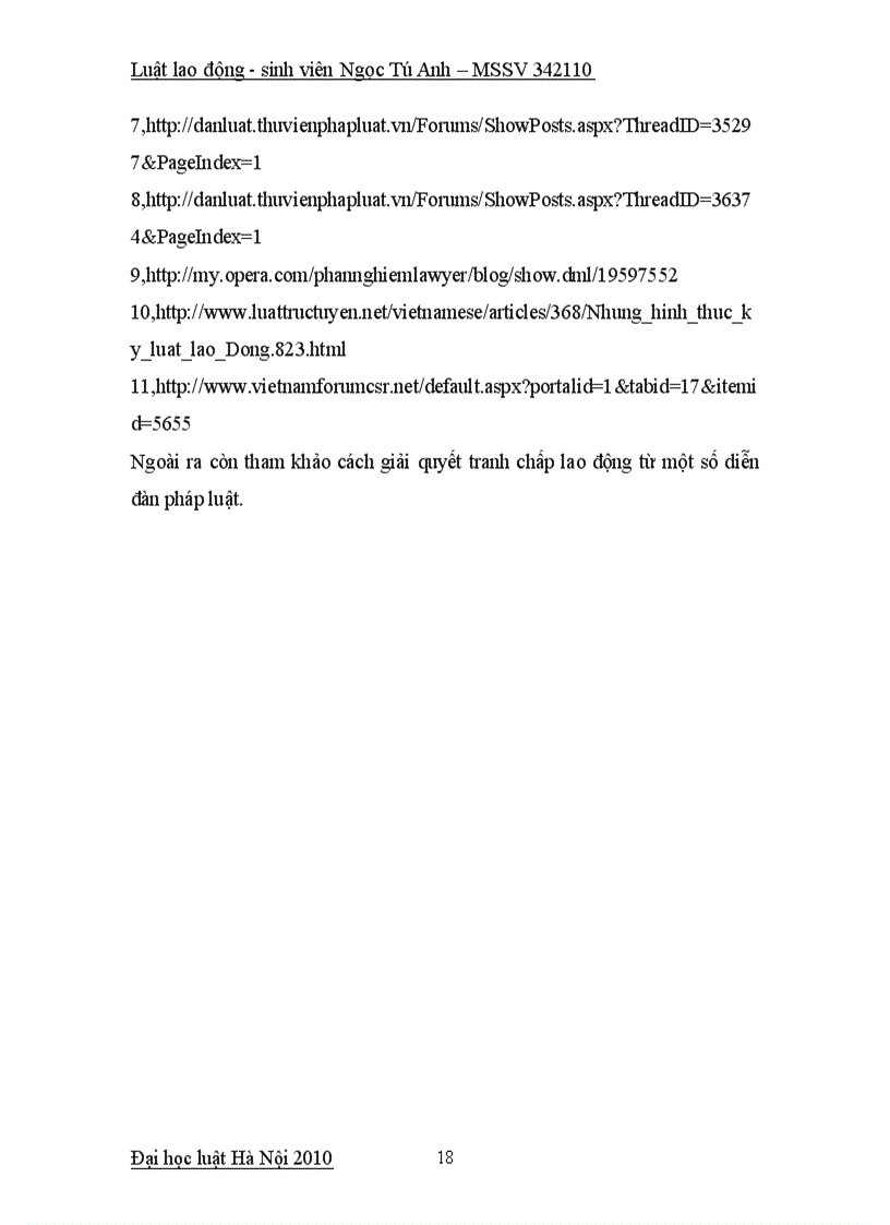 image for page Luật Lao Động Bài tập lớn học kì Đề số 18