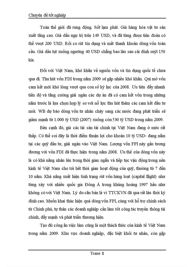 image for page Thực trạng và giải pháp phát triển xuất khẩu các mặt hàng nông sản Việt Nam trong bối cảnh suy giảm kinh tế toàn cầu