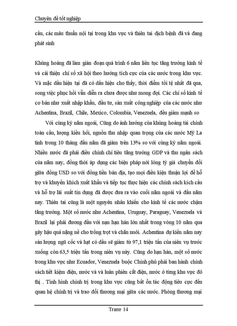 image for page Thực trạng và giải pháp phát triển xuất khẩu các mặt hàng nông sản Việt Nam trong bối cảnh suy giảm kinh tế toàn cầu