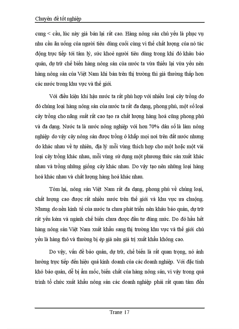 image for page Thực trạng và giải pháp phát triển xuất khẩu các mặt hàng nông sản Việt Nam trong bối cảnh suy giảm kinh tế toàn cầu