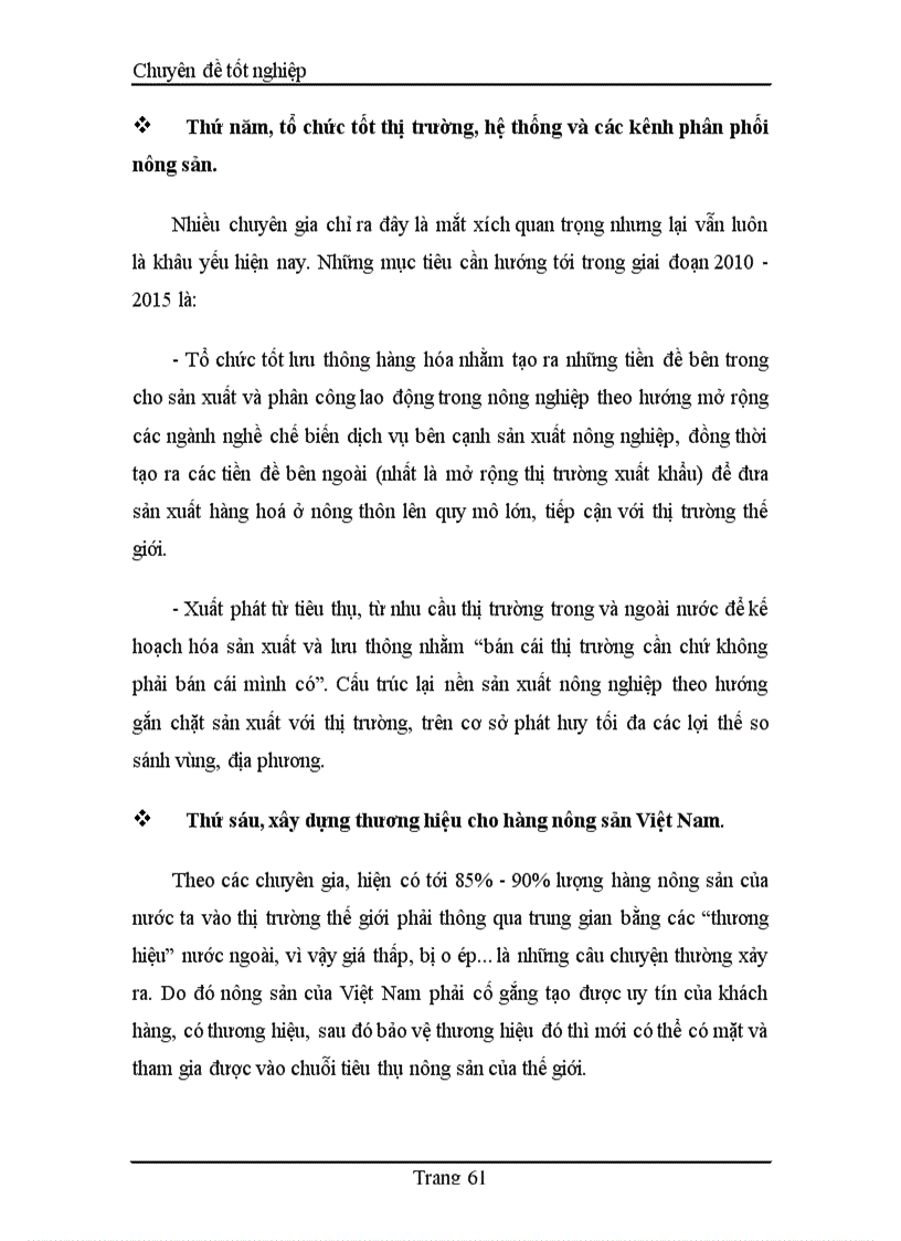 image for page Thực trạng và giải pháp phát triển xuất khẩu các mặt hàng nông sản Việt Nam trong bối cảnh suy giảm kinh tế toàn cầu