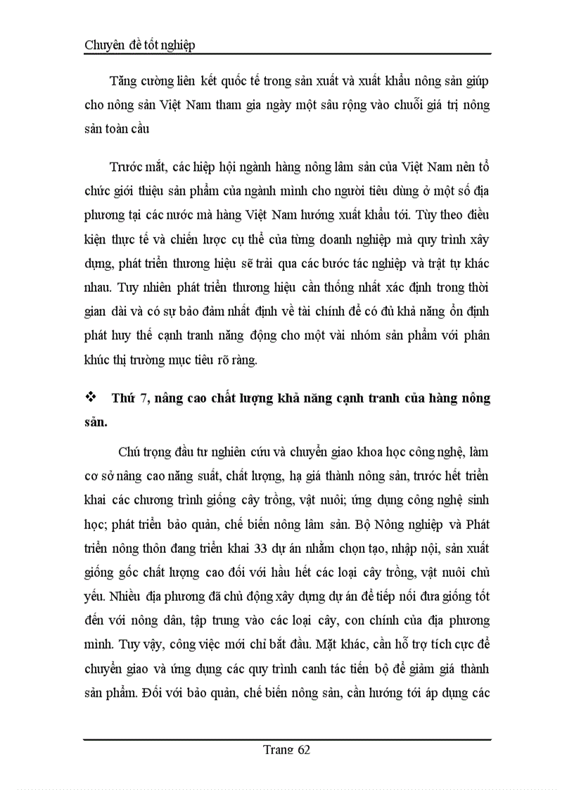 image for page Thực trạng và giải pháp phát triển xuất khẩu các mặt hàng nông sản Việt Nam trong bối cảnh suy giảm kinh tế toàn cầu