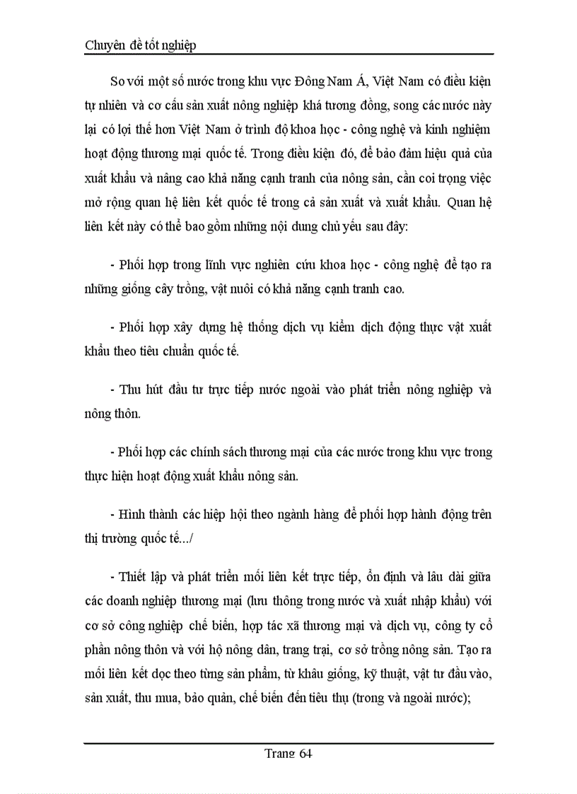 image for page Thực trạng và giải pháp phát triển xuất khẩu các mặt hàng nông sản Việt Nam trong bối cảnh suy giảm kinh tế toàn cầu