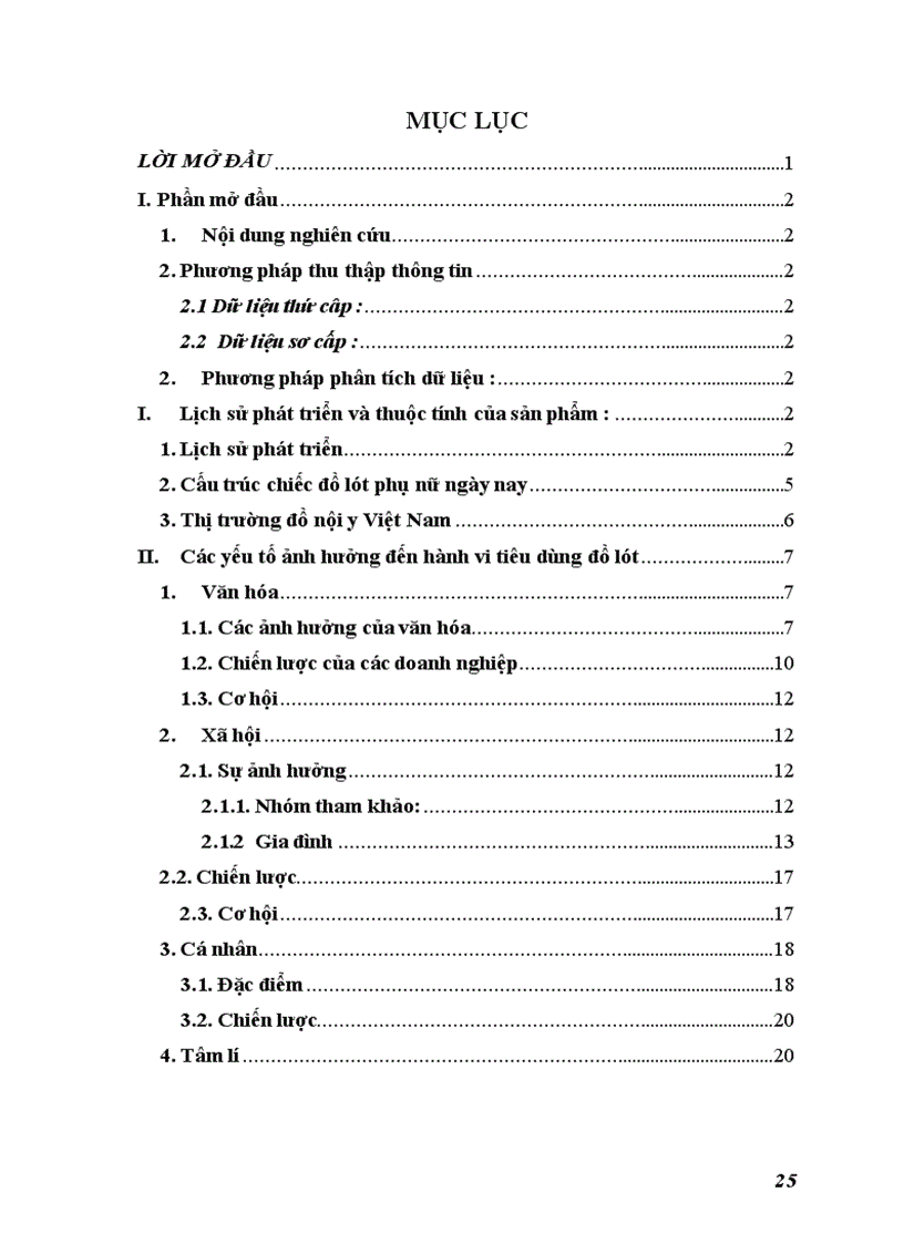 image for page Các yếu tố ảnh hưởng đến hành vi tiêu dùng đồ lót