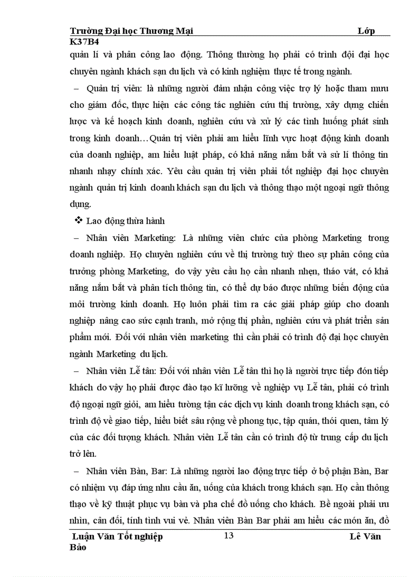 image for page Hoàn thiện công tác tuyển dụng bố trí và sử dụng nhân sự tại công ty khách sạn du lịch Kim Liên