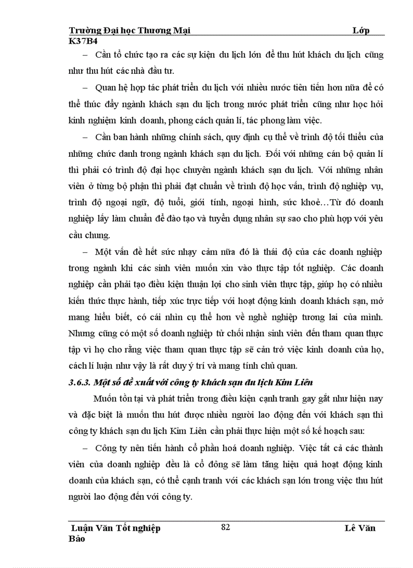 image for page Hoàn thiện công tác tuyển dụng bố trí và sử dụng nhân sự tại công ty khách sạn du lịch Kim Liên