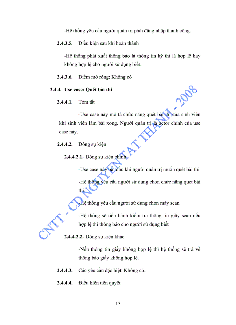 image for page Luận văn Xây dựng phần mềm chấm điểm bài thi trắc nghiệm trên giấy