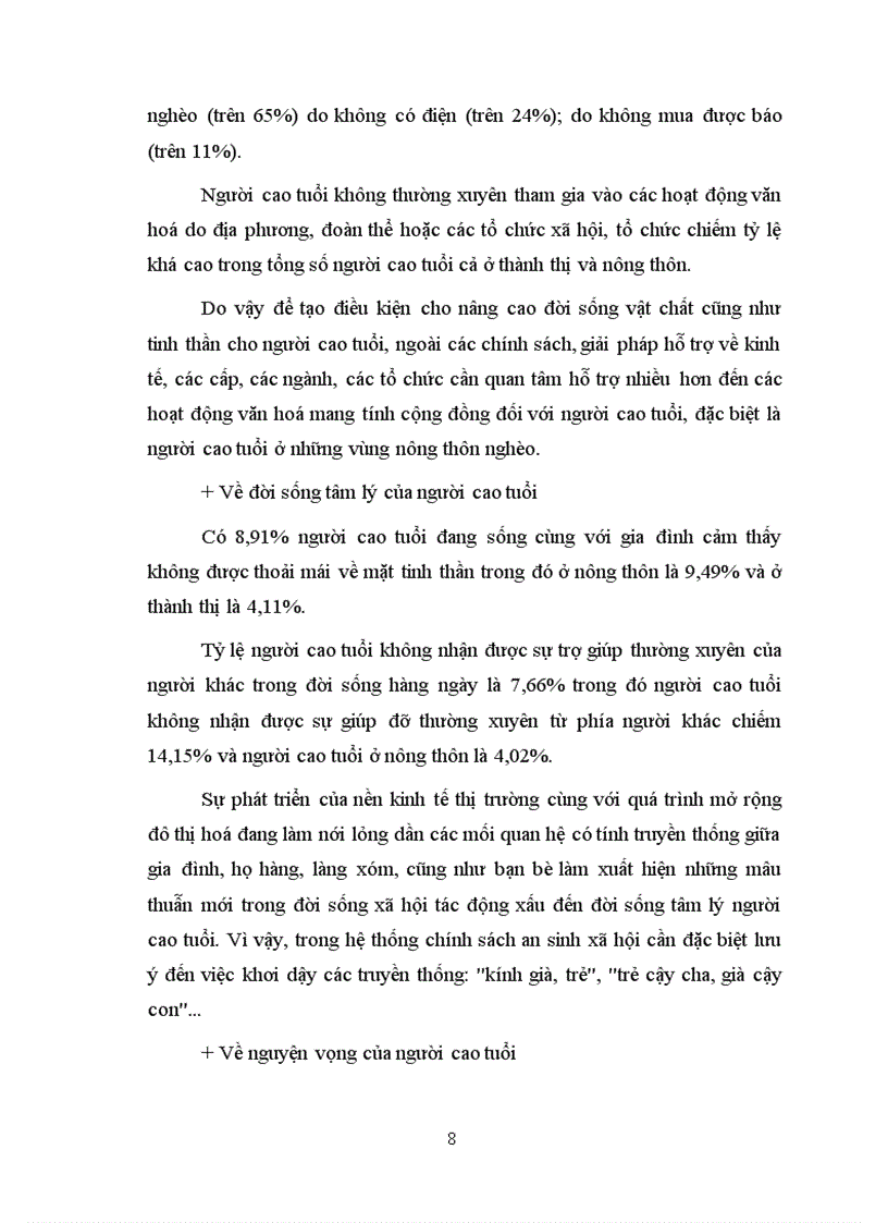 image for page Thực trạng người cao tuổi và một số giải pháp chăm sóc sức khoẻ cho người cao tuổi ở Việt Nam