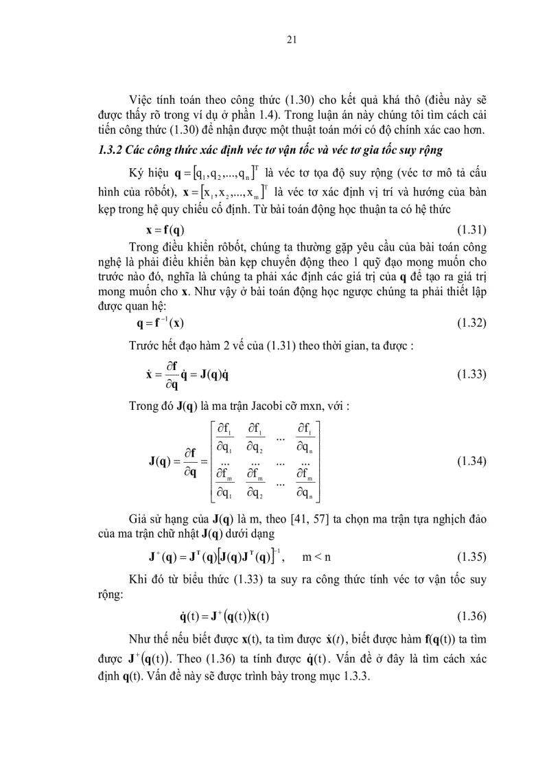 image for page LV tiến sỹ giải bài toán ngược động học động lực học và điều khiển trượt robot dư dẫn động dựa trên thuật toán hiệu chỉnh gia lượng vector tọa độ suy rộng