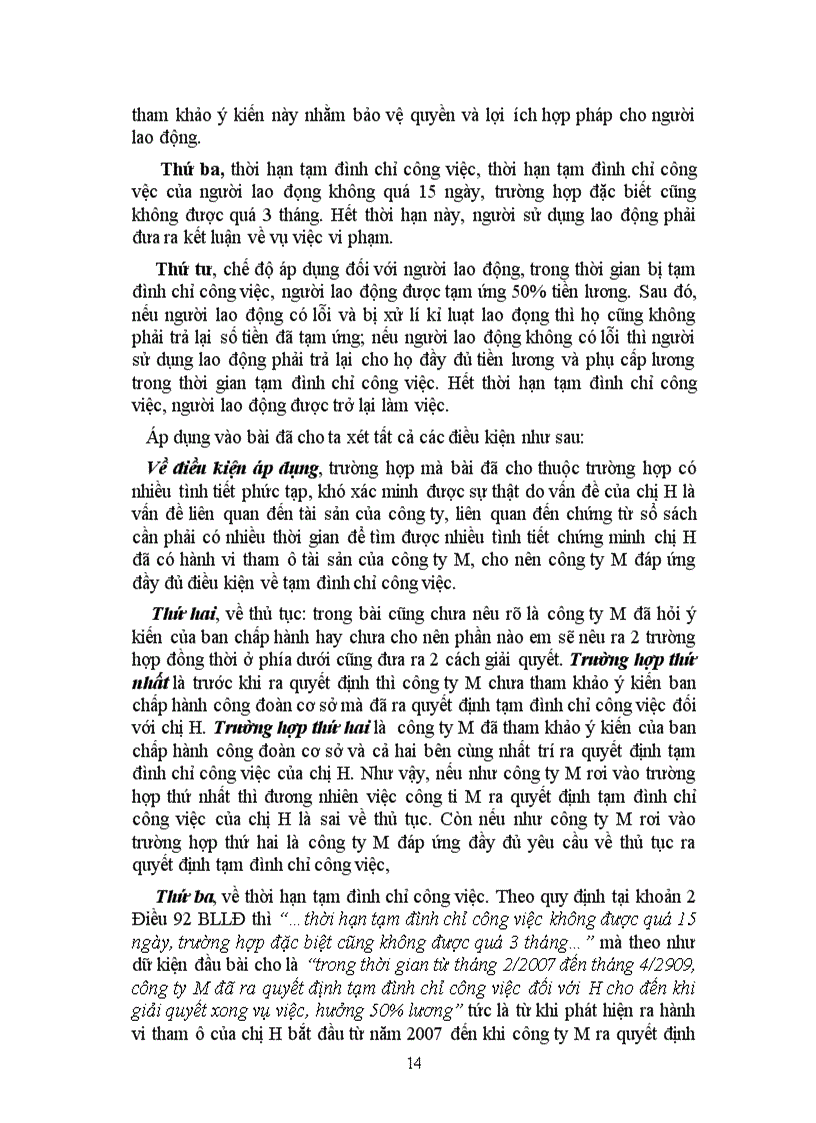 image for page Học kỳ lao động đề số 14 Phân tích các biện pháp hỗ trợ và giải quyết việc làm cho người lao động kèm tình huống