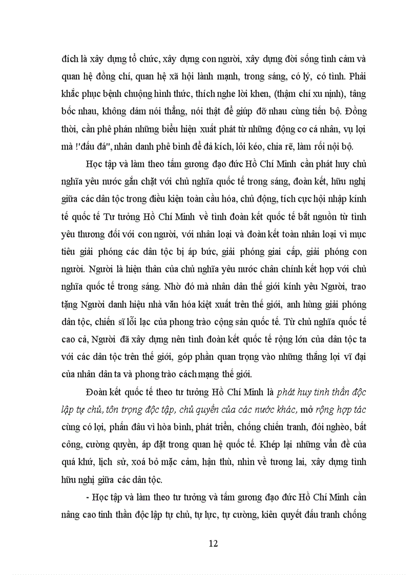 image for page Bài thu hoạch môn tư tưởng hồ chí minh 3 câu hỏi quan trọng