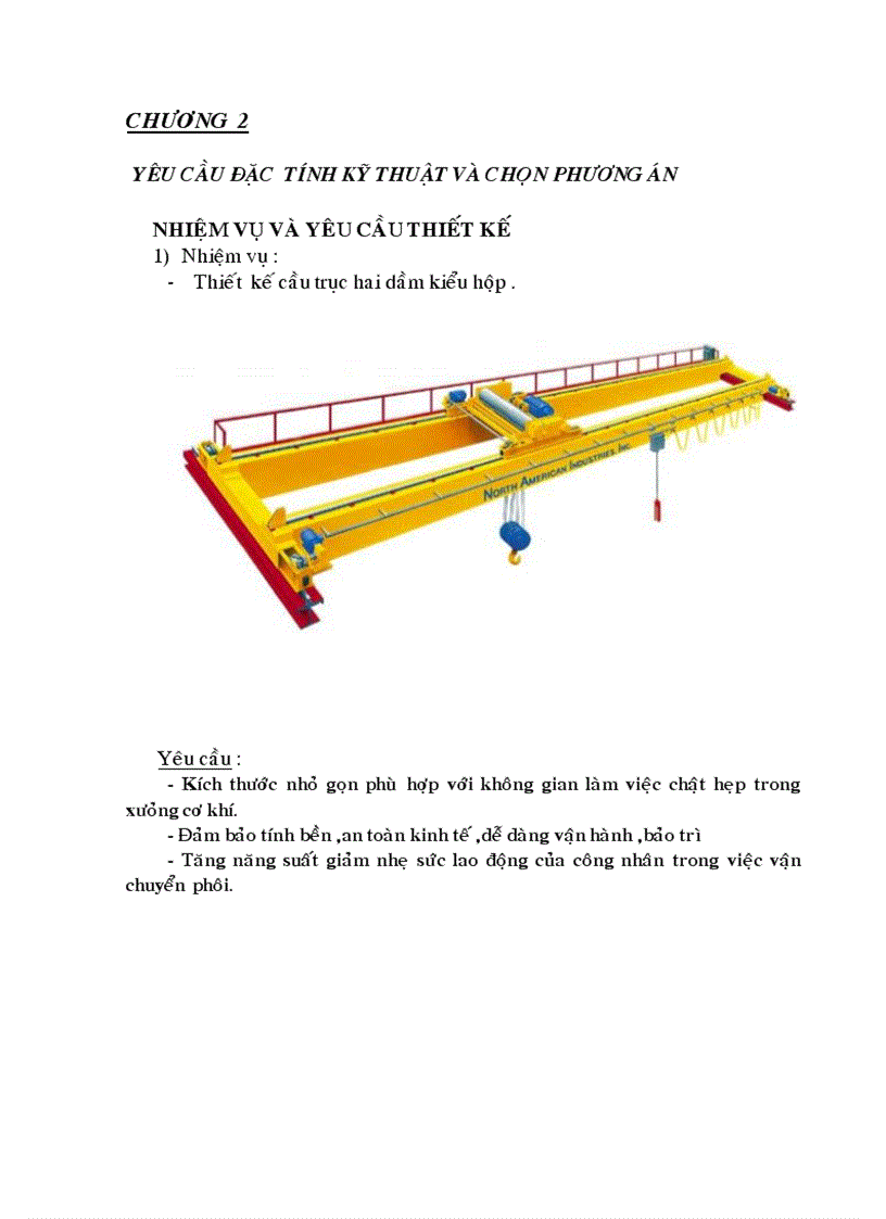 image for page Thiết kế cầu trục hai dầm kiểu hộp có dẫn động riêng tải trọng 10T