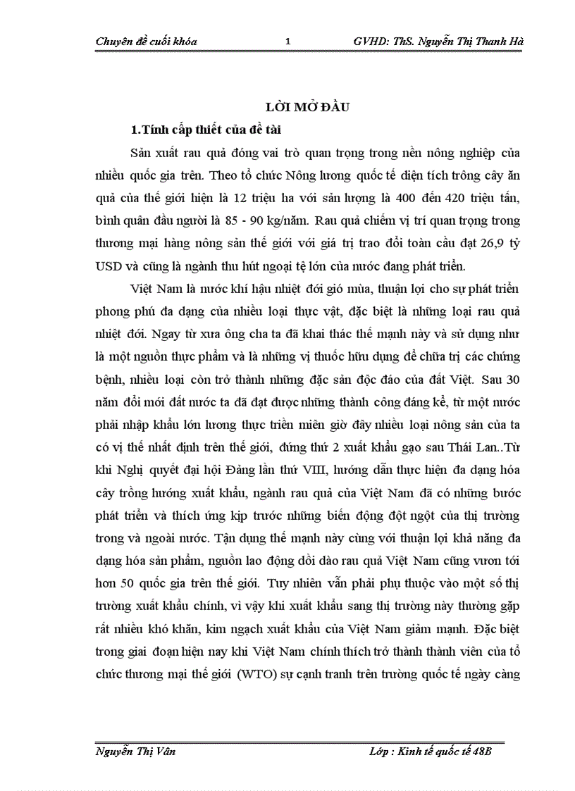 image for page Giải pháp mở rộng thị trường xuất khẩu rau quả của Công ty cổ phần xuất nhập khẩu rau quả I