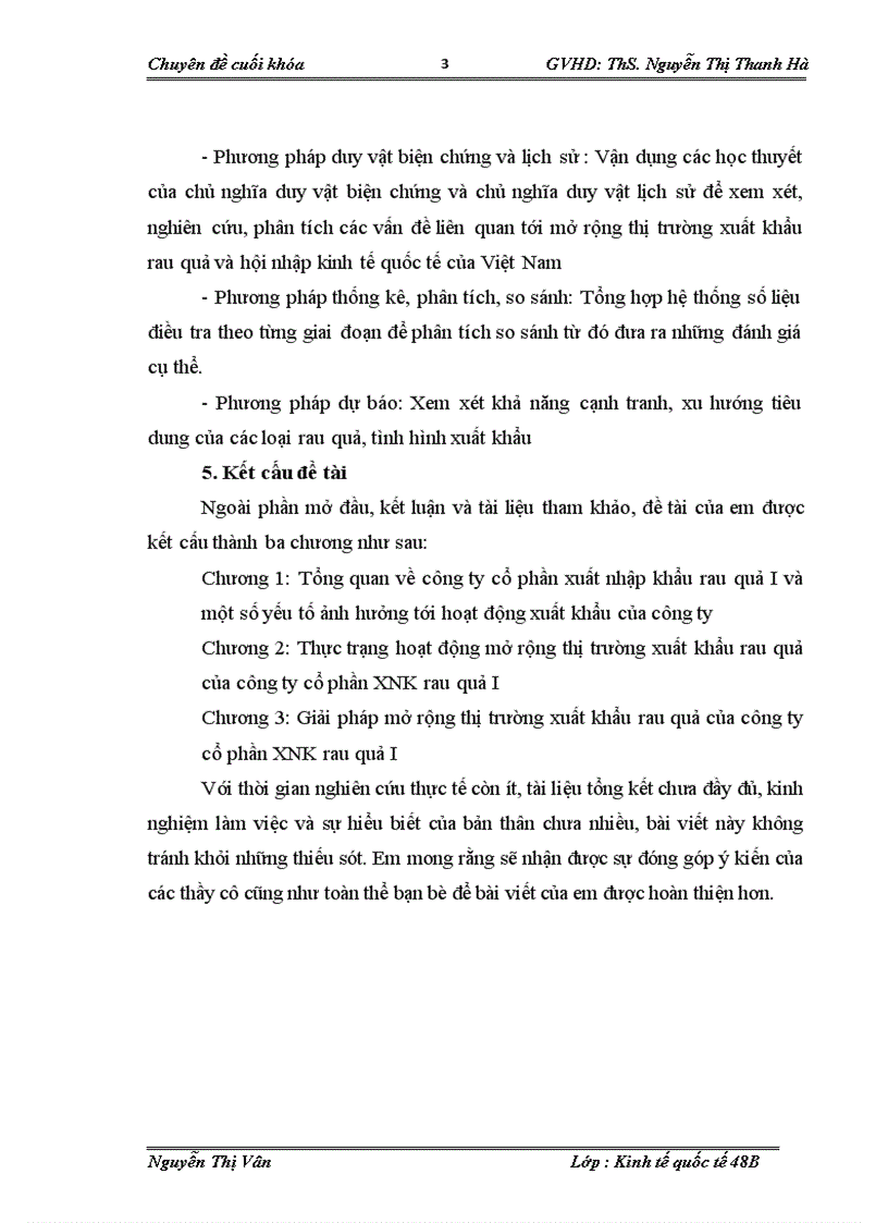 image for page Giải pháp mở rộng thị trường xuất khẩu rau quả của Công ty cổ phần xuất nhập khẩu rau quả I