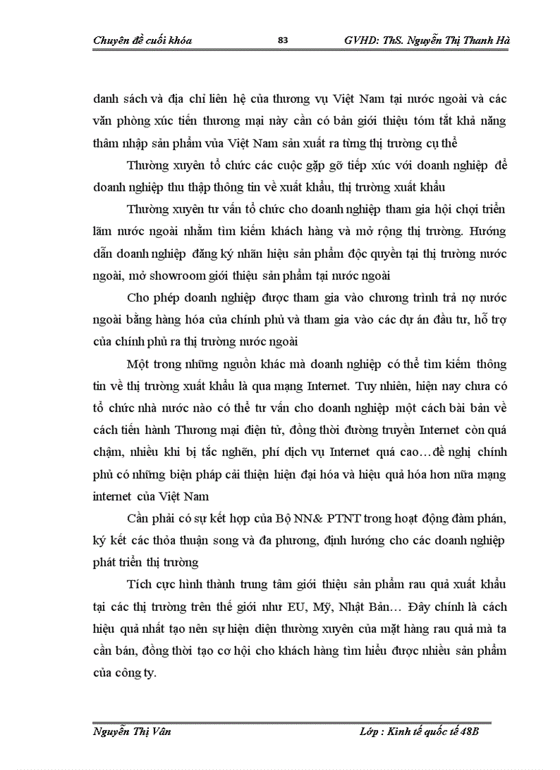 image for page Giải pháp mở rộng thị trường xuất khẩu rau quả của Công ty cổ phần xuất nhập khẩu rau quả I