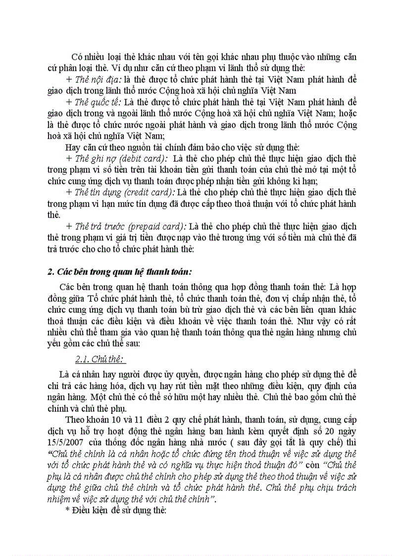 image for page Phân tích những mối quan hệ pháp lý giữa các bên trong quan hệ thanh toán thông qua thẻ ngân hàng