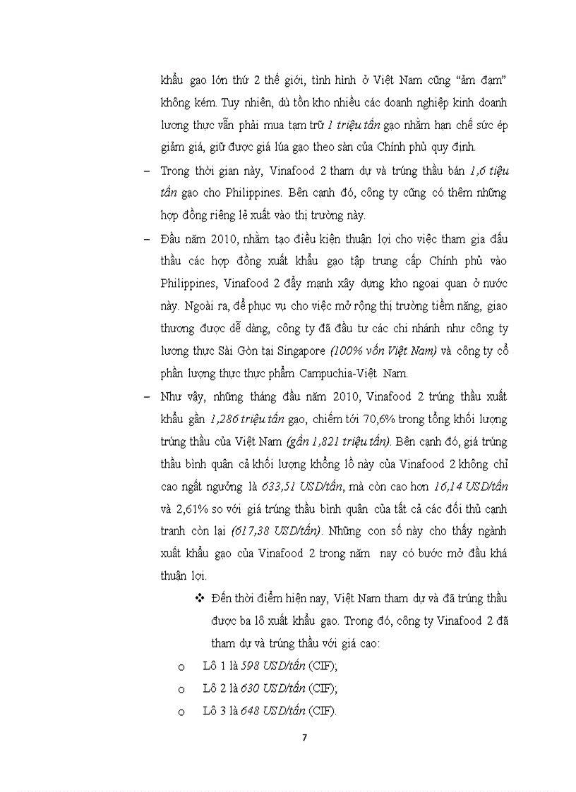 image for page Giải pháp chiến lược đẩy mạnh xuất khẩu gạo của tổng công ty lương thực miền nam vinafood 2