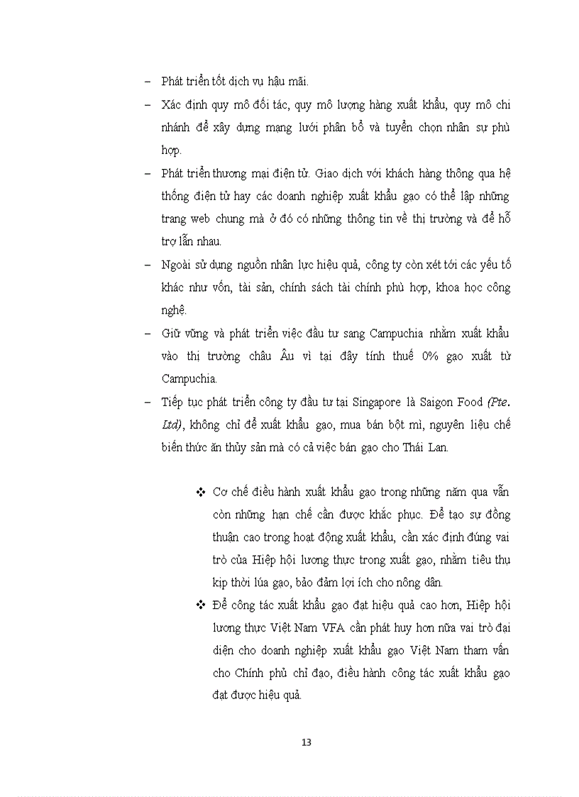 image for page Giải pháp chiến lược đẩy mạnh xuất khẩu gạo của tổng công ty lương thực miền nam vinafood 2