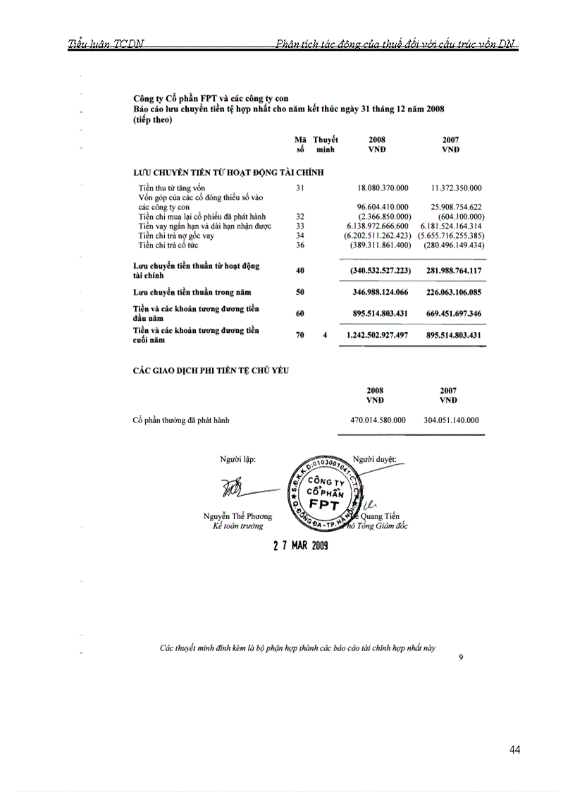 image for page Tác động của thuế đối với cấu trúc vốn