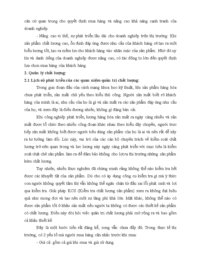 image for page Triết lý và nội dung cơ bản của các phương pháp quản lý chất lượng Ưu nhược điểm và phạm vi áp dụng của từng phương pháp trên
