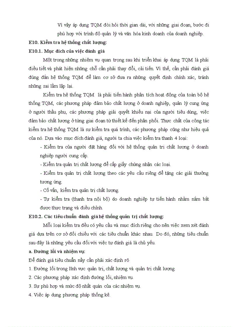image for page Triết lý và nội dung cơ bản của các phương pháp quản lý chất lượng Ưu nhược điểm và phạm vi áp dụng của từng phương pháp trên
