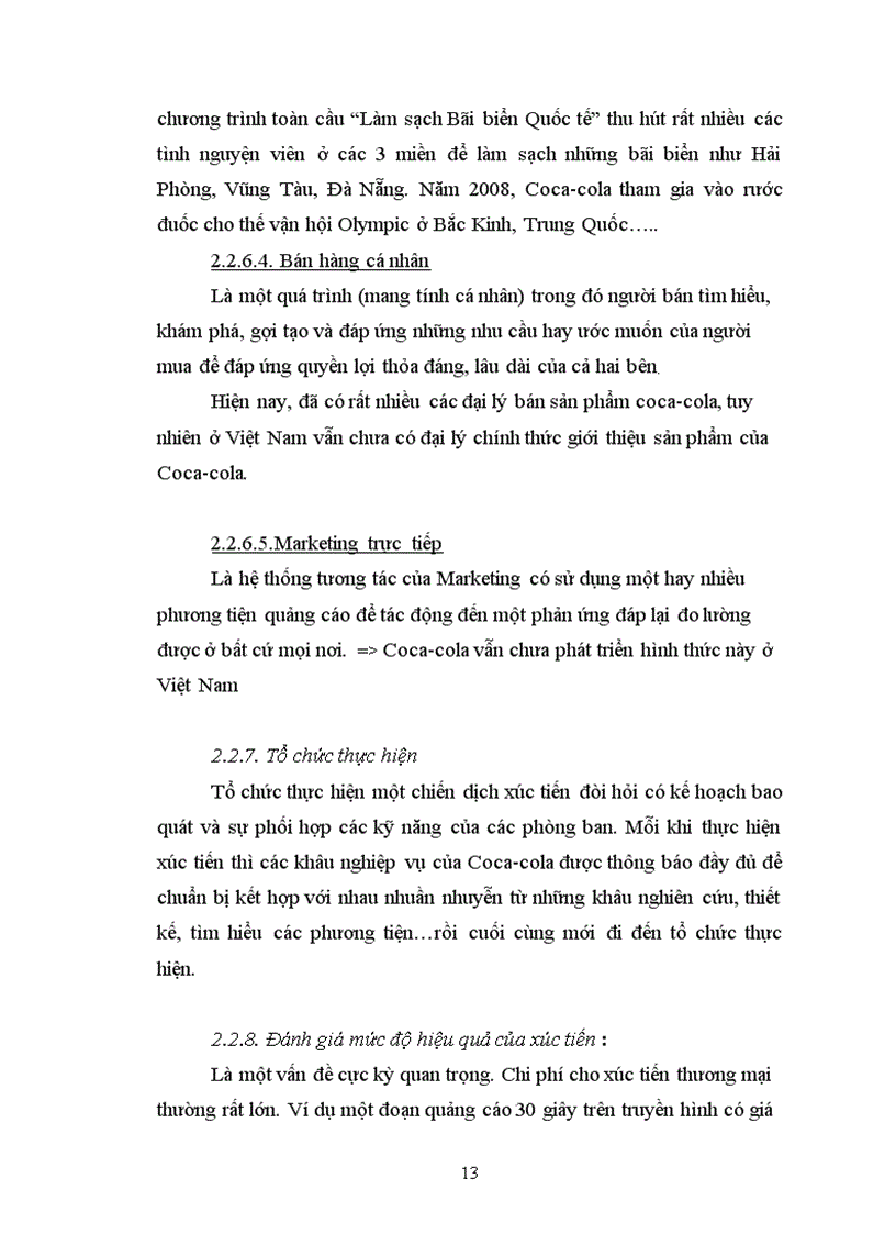 image for page Lựa chọn nhãn hiệu sản phẩm Coca cola của công ty nước giải khát Coca cola Việt Nam Phát triển Marketing xúc tiến thương mại cho sản phẩm Coca cola