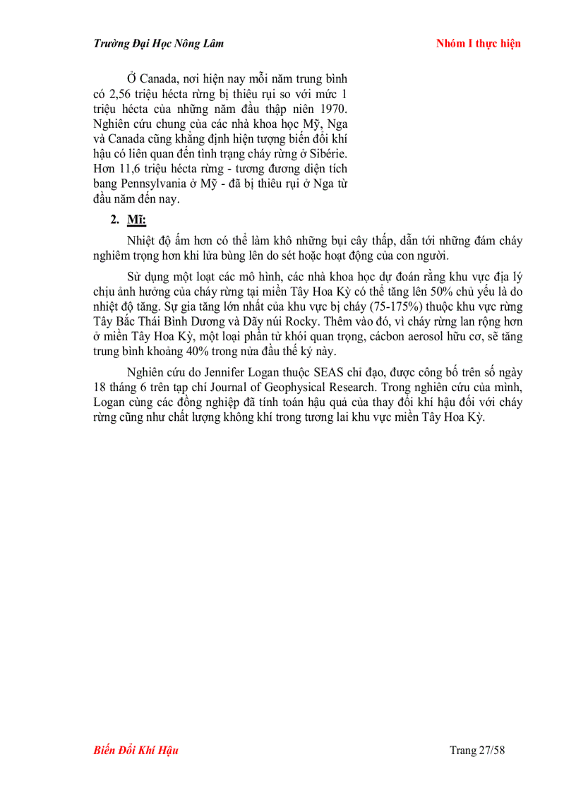 image for page Biến đổi khí hậu ảnh hưởng của biến đổi khí hậu