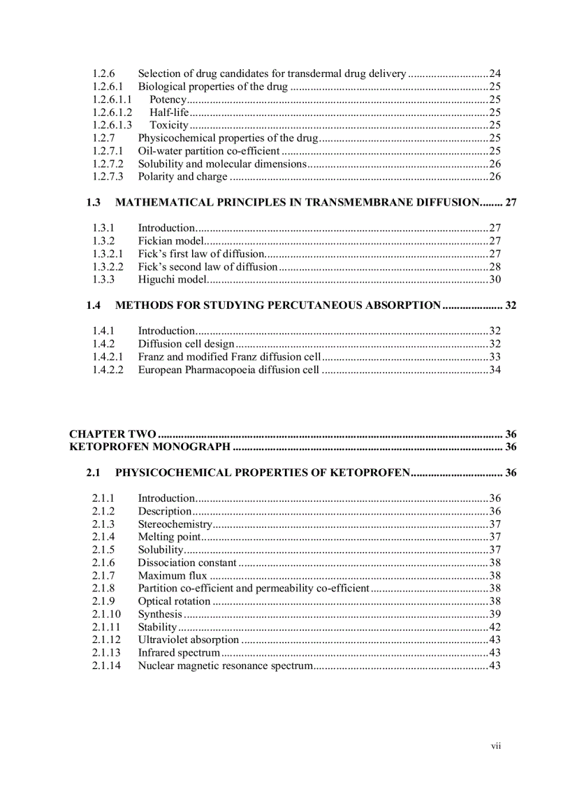 image for page Luận văn thạc sỹ về ketoprofen tiếng anh