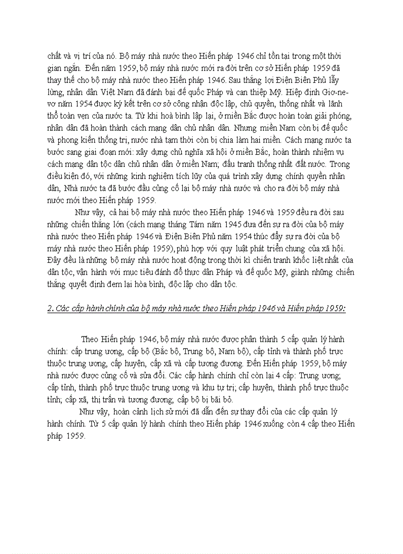 image for page So sánh bộ máy nhà nước theo Hiến pháp 1946 và Hiến pháp 1959