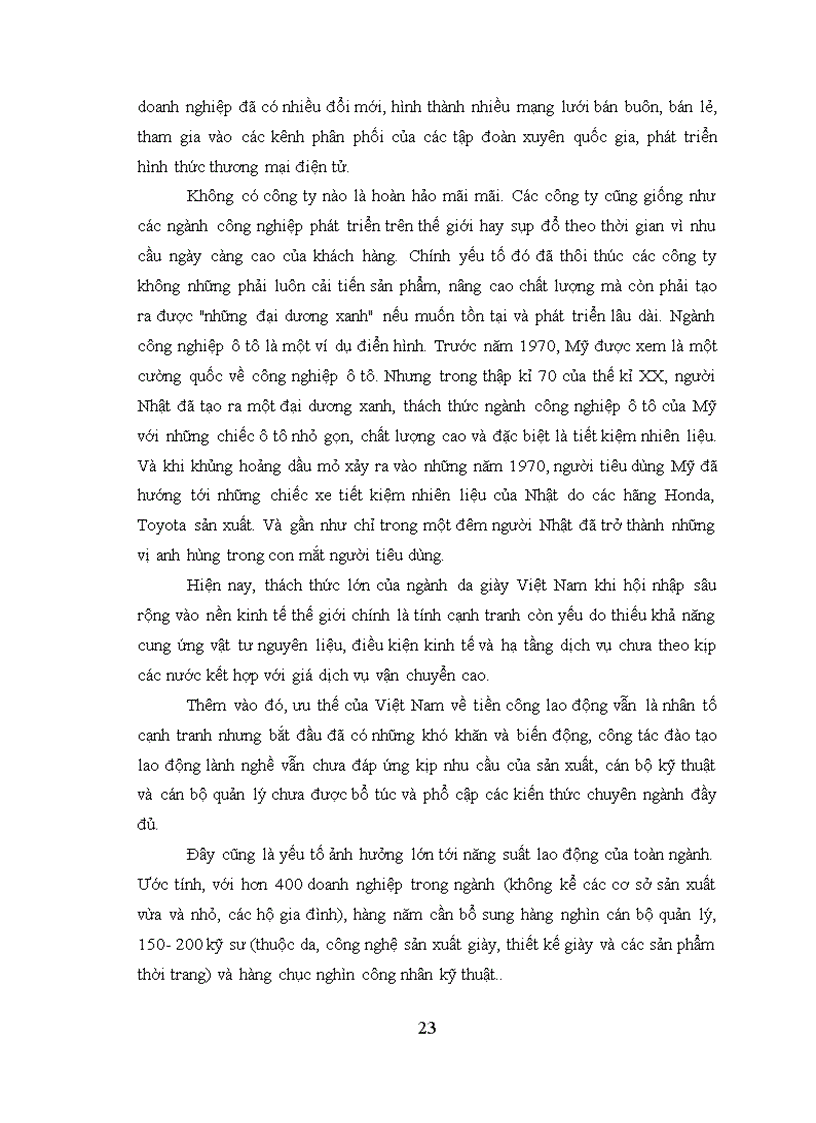 image for page Phân tích lợi thế cạnh tranh mặt hàng giày dép việt nam xuất khẩu sang chile