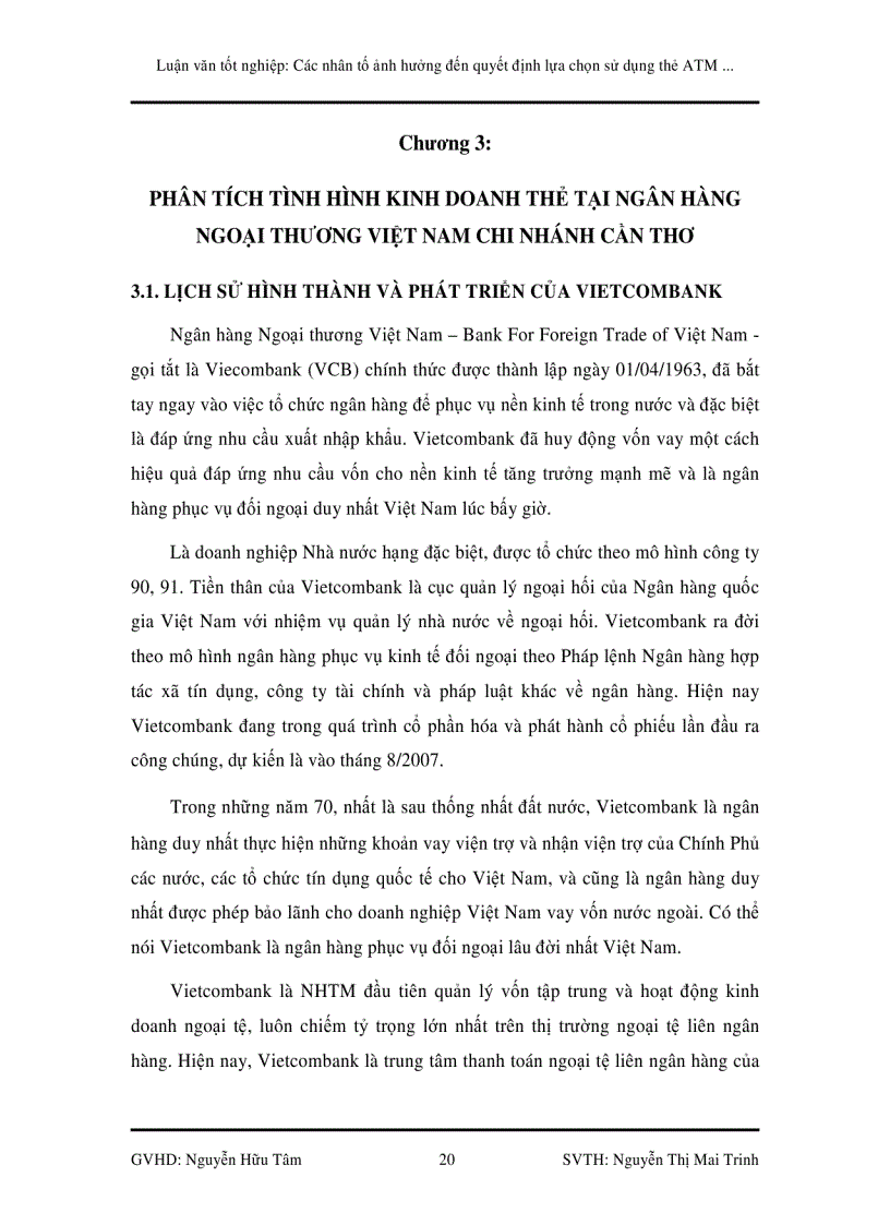 image for page Các nhân tố ảnh hưởng đến quyết định lựa chọn sử dụng thẻ atm vietcombank của khách hàng tại cần thơ