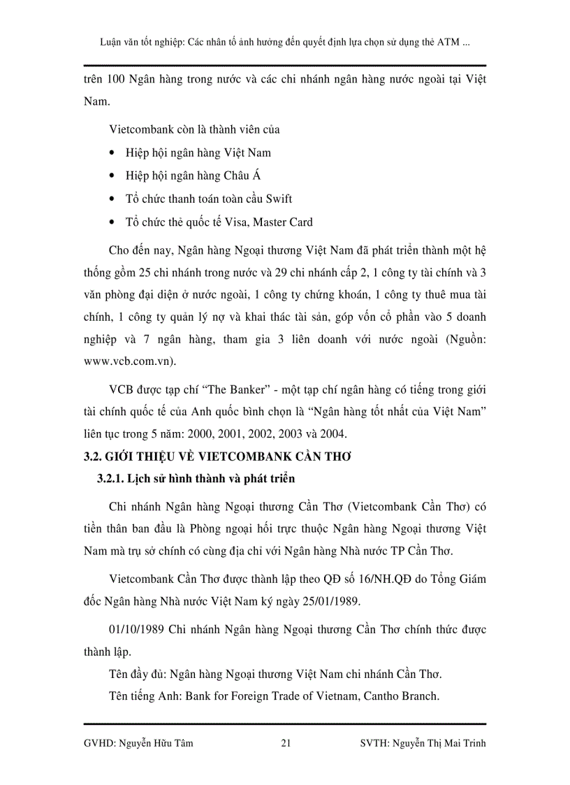 image for page Các nhân tố ảnh hưởng đến quyết định lựa chọn sử dụng thẻ atm vietcombank của khách hàng tại cần thơ