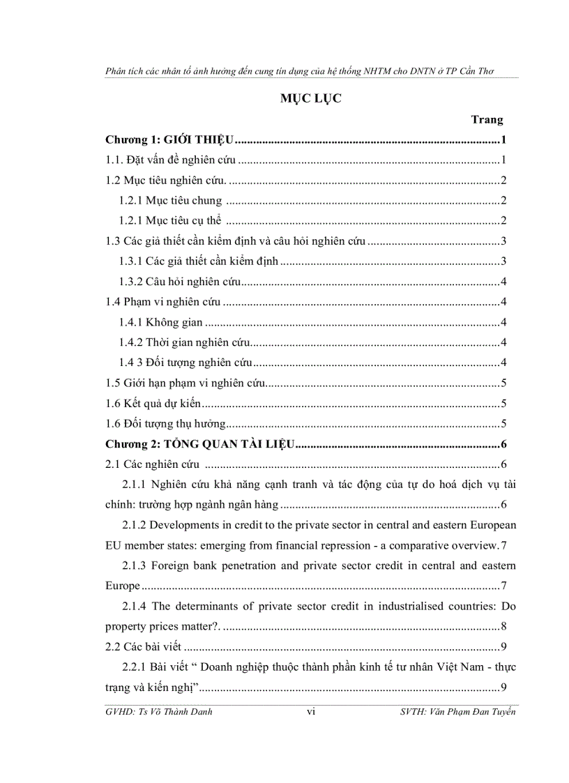 image for page Phân tích các nhân tố ảnh hưởng đến cung tín dụng của hệ thống ngân hàng thương mại cho doanh nghiệp tư nhân ở thành phố cần thơ