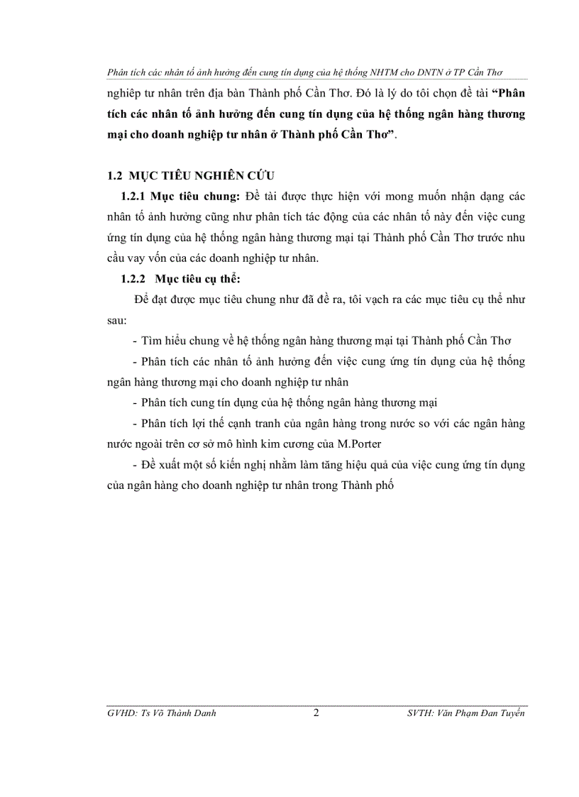 image for page Phân tích các nhân tố ảnh hưởng đến cung tín dụng của hệ thống ngân hàng thương mại cho doanh nghiệp tư nhân ở thành phố cần thơ