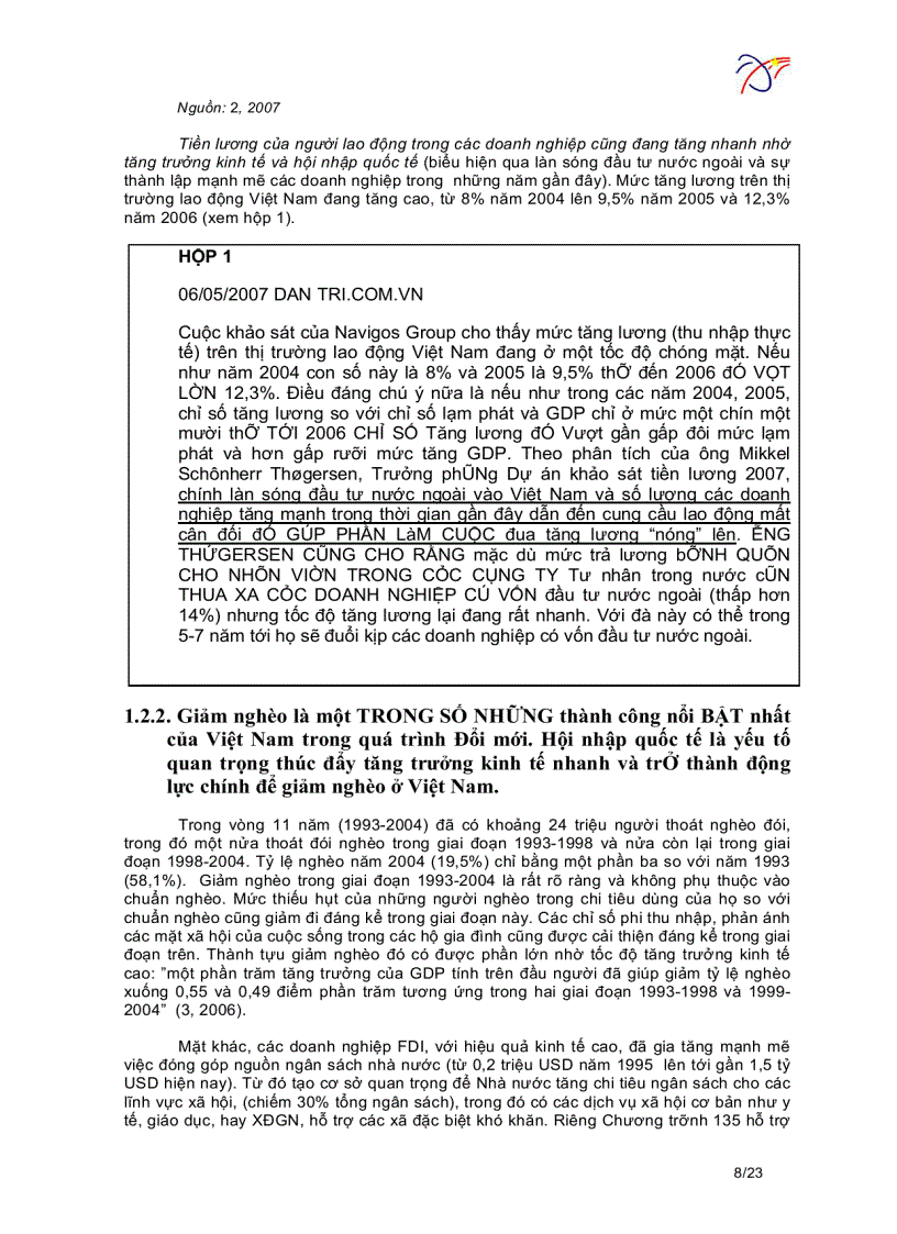 image for page Tác động xã hội của hội nhập kinh tế quốc tế và gia nhập WTO ở Việt Nam