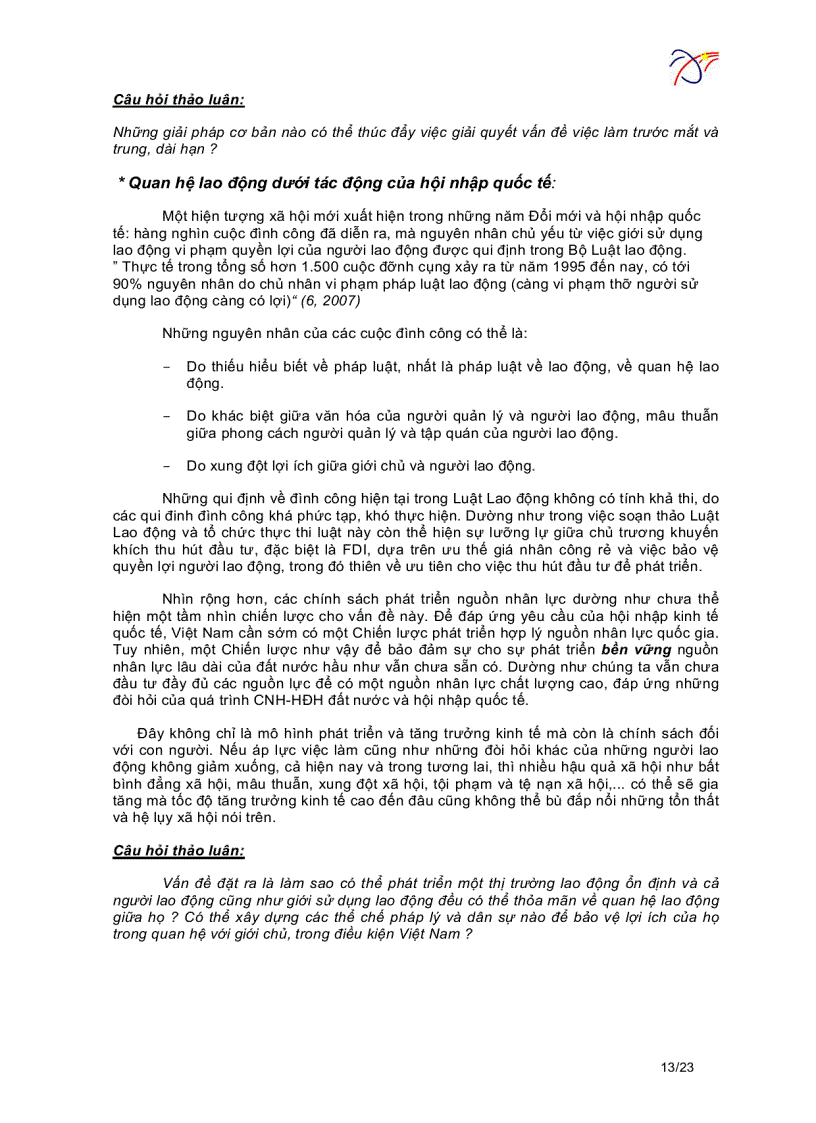 image for page Tác động xã hội của hội nhập kinh tế quốc tế và gia nhập WTO ở Việt Nam