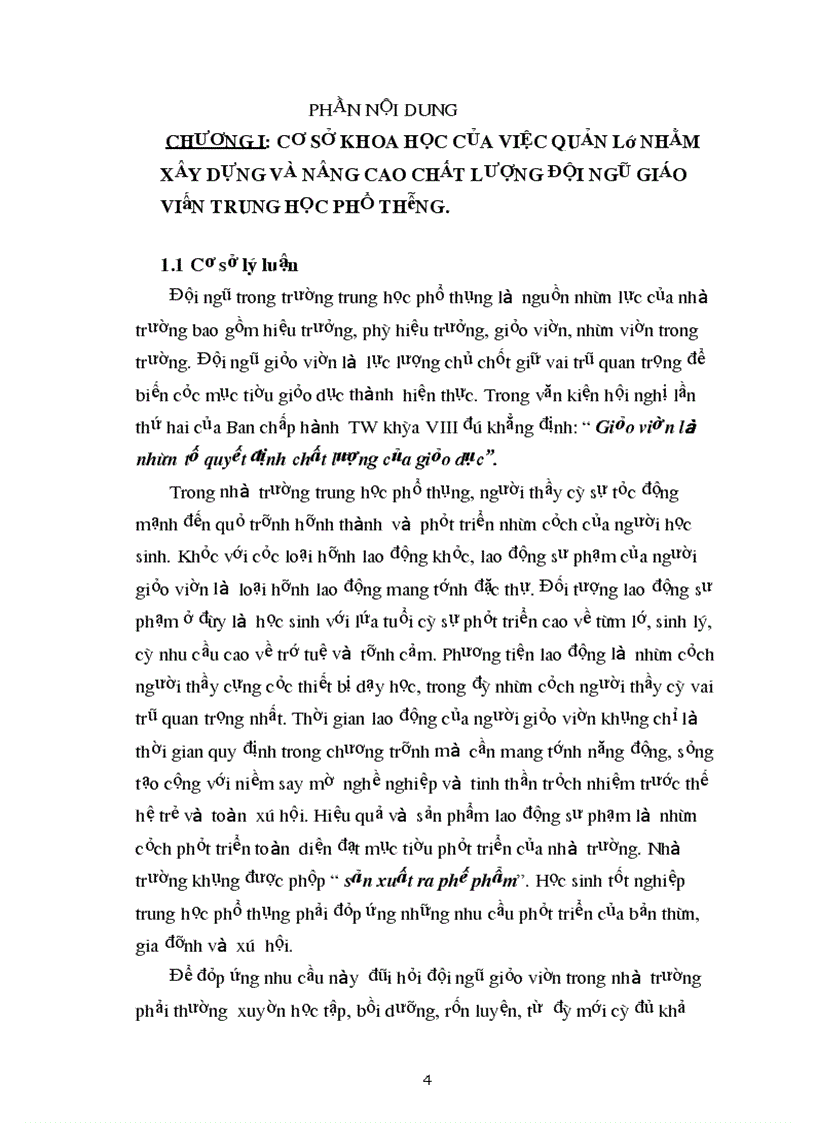 image for page Nâng cao chất lượng đội ngũ giáo viên của Hiệu trưởng trường THCS Thành Minh Thạch Thành