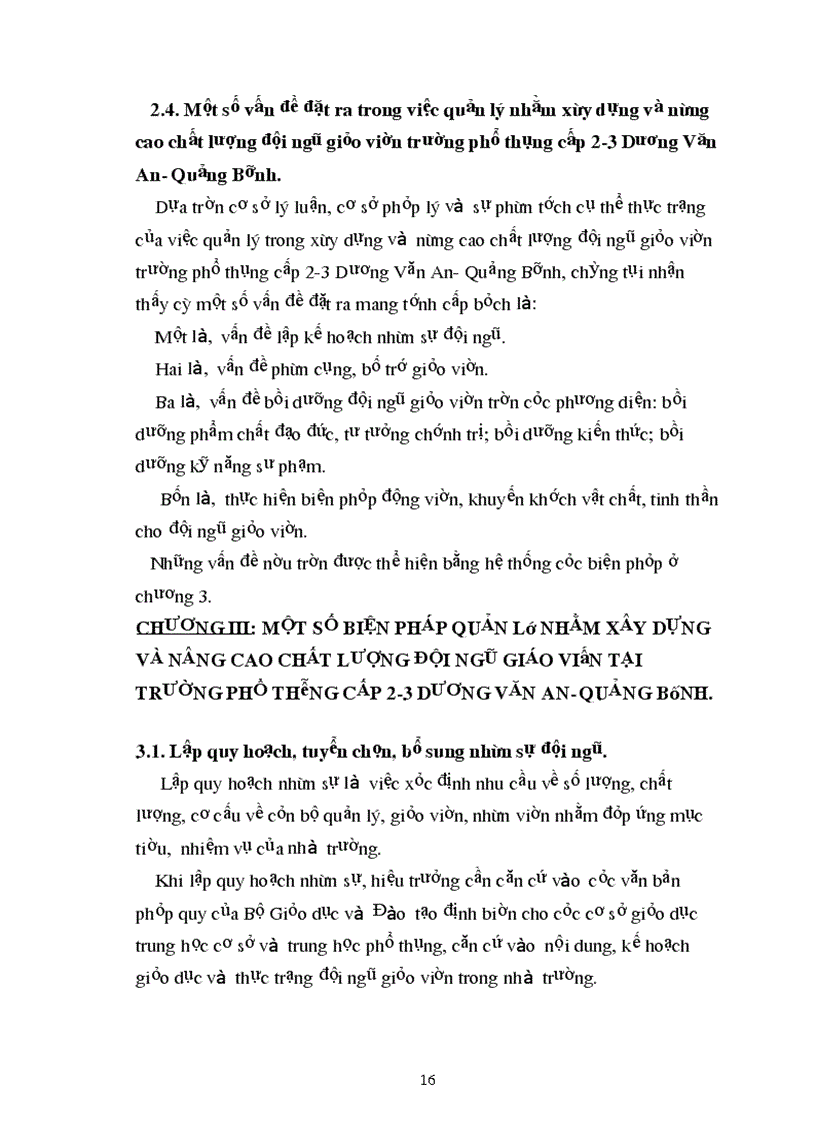 image for page Nâng cao chất lượng đội ngũ giáo viên của Hiệu trưởng trường THCS Thành Minh Thạch Thành