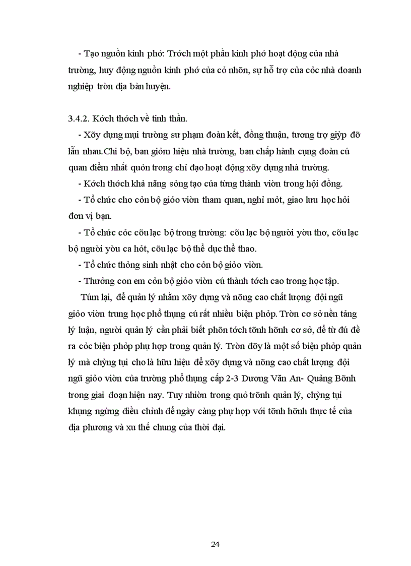 image for page Nâng cao chất lượng đội ngũ giáo viên của Hiệu trưởng trường THCS Thành Minh Thạch Thành