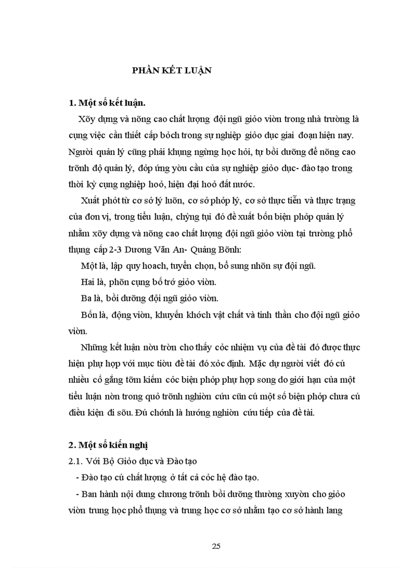 image for page Nâng cao chất lượng đội ngũ giáo viên của Hiệu trưởng trường THCS Thành Minh Thạch Thành