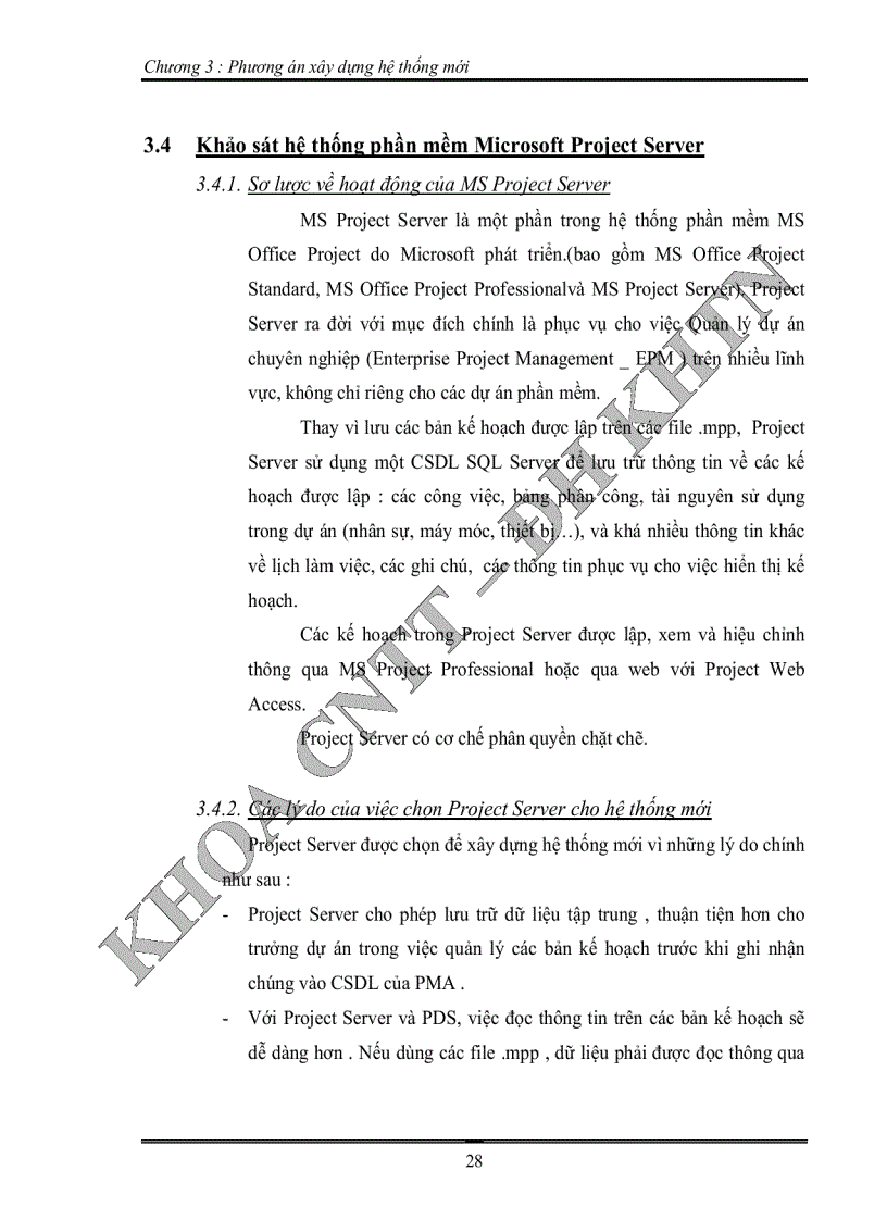 image for page Xây dựng công cụ hỗ trợ quản lý quá trình phát triển dự án phần mềm gắn kết với hệ thống phần mềm microsoft office project