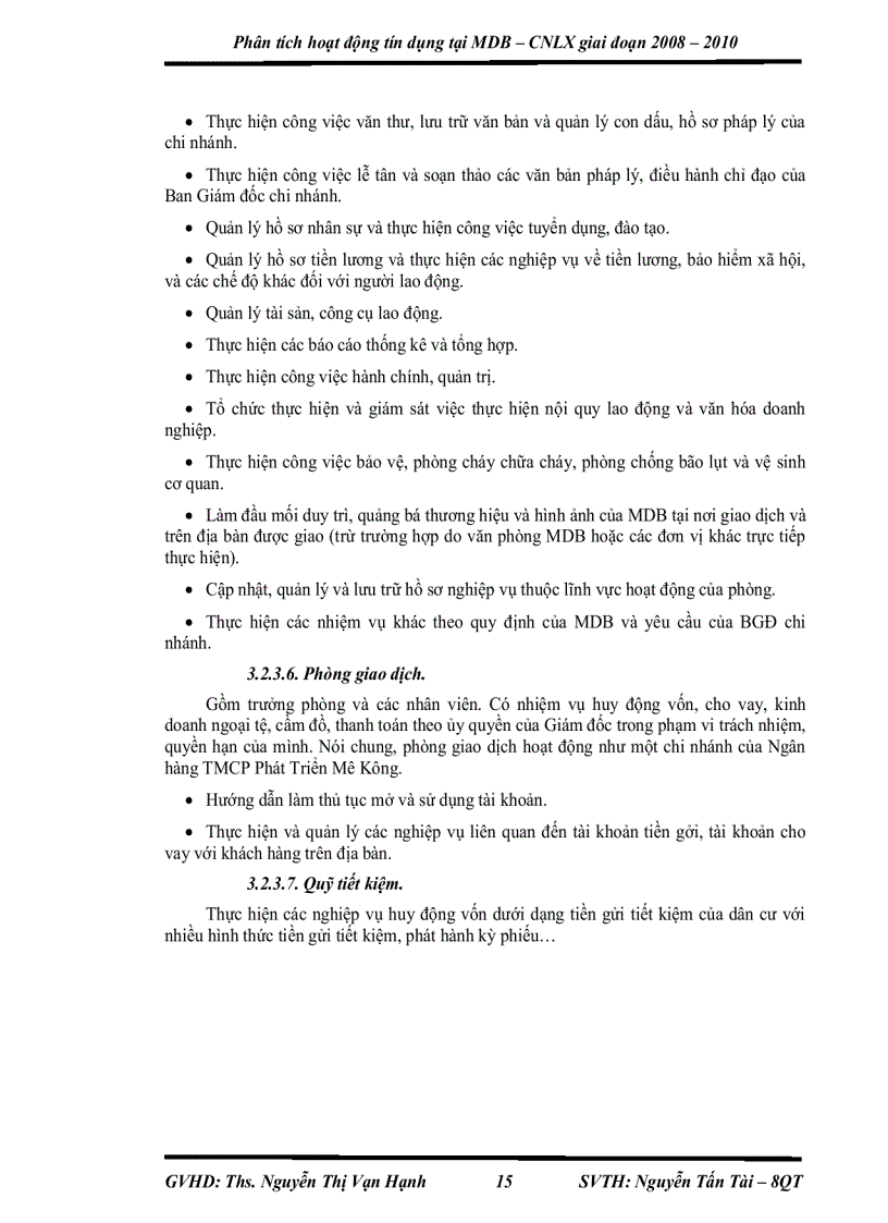 image for page Phân tích hoạt động tín dụng TMCPPT Mê Kông CNLX giai đoạn 2008 2010