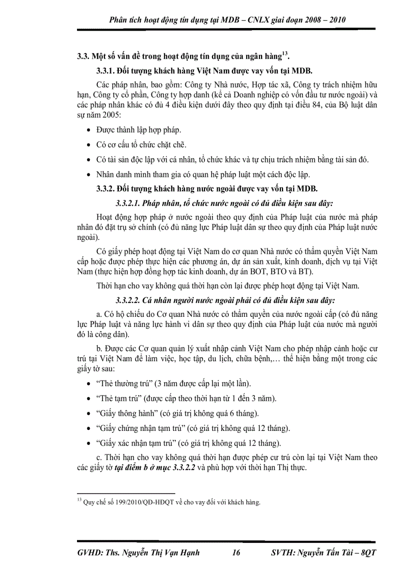 image for page Phân tích hoạt động tín dụng TMCPPT Mê Kông CNLX giai đoạn 2008 2010